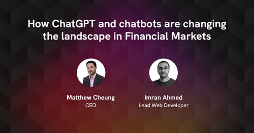 Matthew and Imran discuss the rise in use of ChatGPT and the impact for financial institutions. Headshot