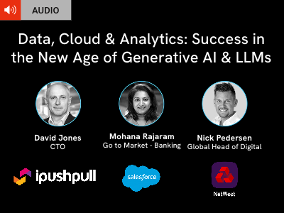 Data, Cloud & Analytics: Success in the New Age of Generative AI and LLMs Headshot