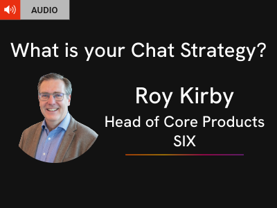 What is your Chat Strategy? Interview with Roy Kirby, Head of Core Products at SIX Headshot