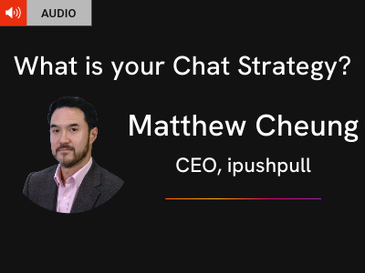 What is your Chat Strategy? Interview with Matthew Cheung, CEO of ipushpull Headshot